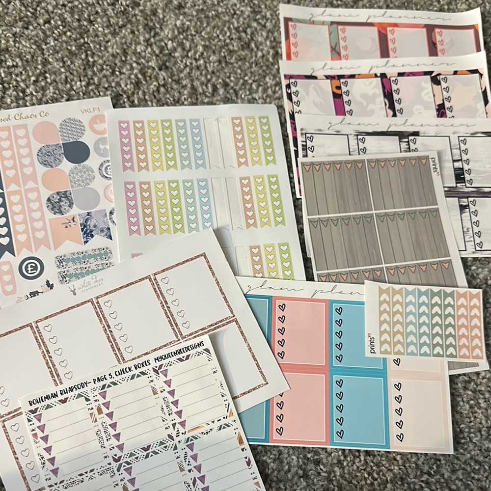 To do list Planner Sticker Set